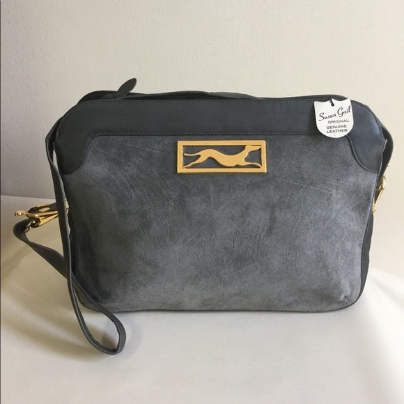 Susan Gail Handbags - Susan Gail Suede Leather Bag NWT❤️